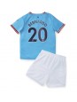 Manchester City Bernardo Silva #20 Heimtrikotsatz für Kinder 2022-23 Kurzarm (+ Kurze Hosen)